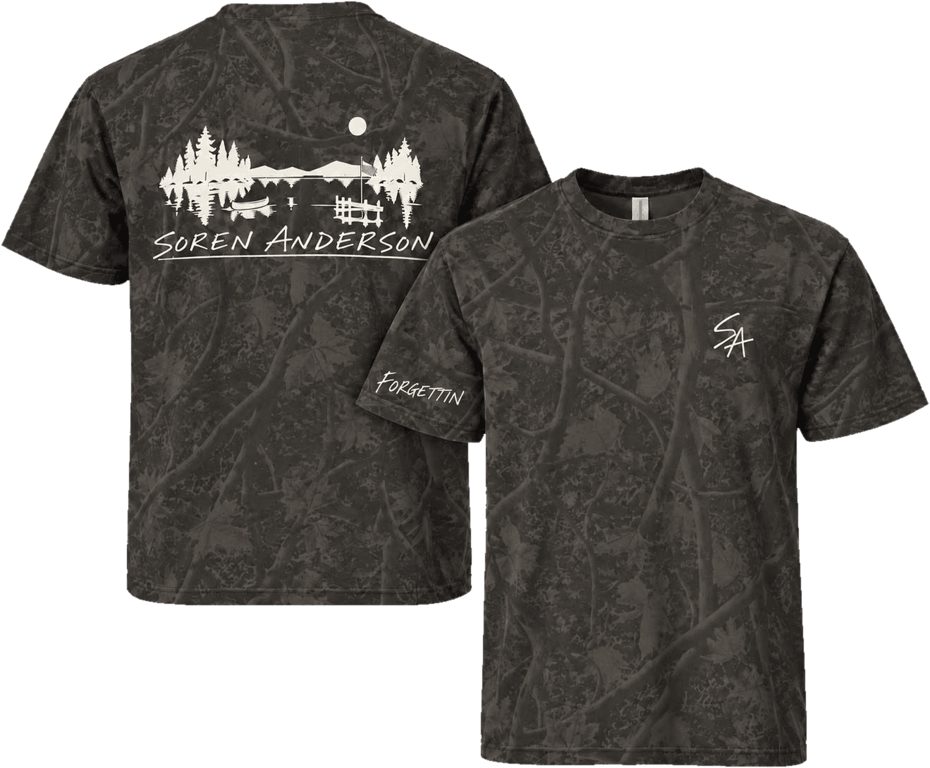 Soren Anderson Forgettin' Tee, back and front